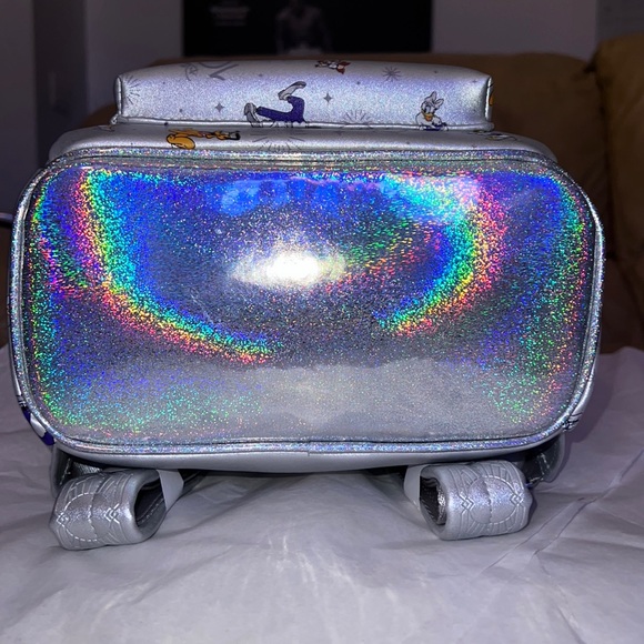 New!! Disney 100th Anniversary Platinum Mickey & Friends Mini Backpack - Picture 12 of 16